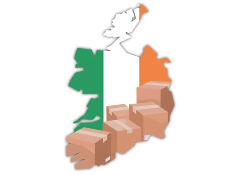 Paket nach Irland .